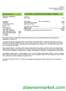 Ameren Missouri electricity utility business bill, , page 2, SCR